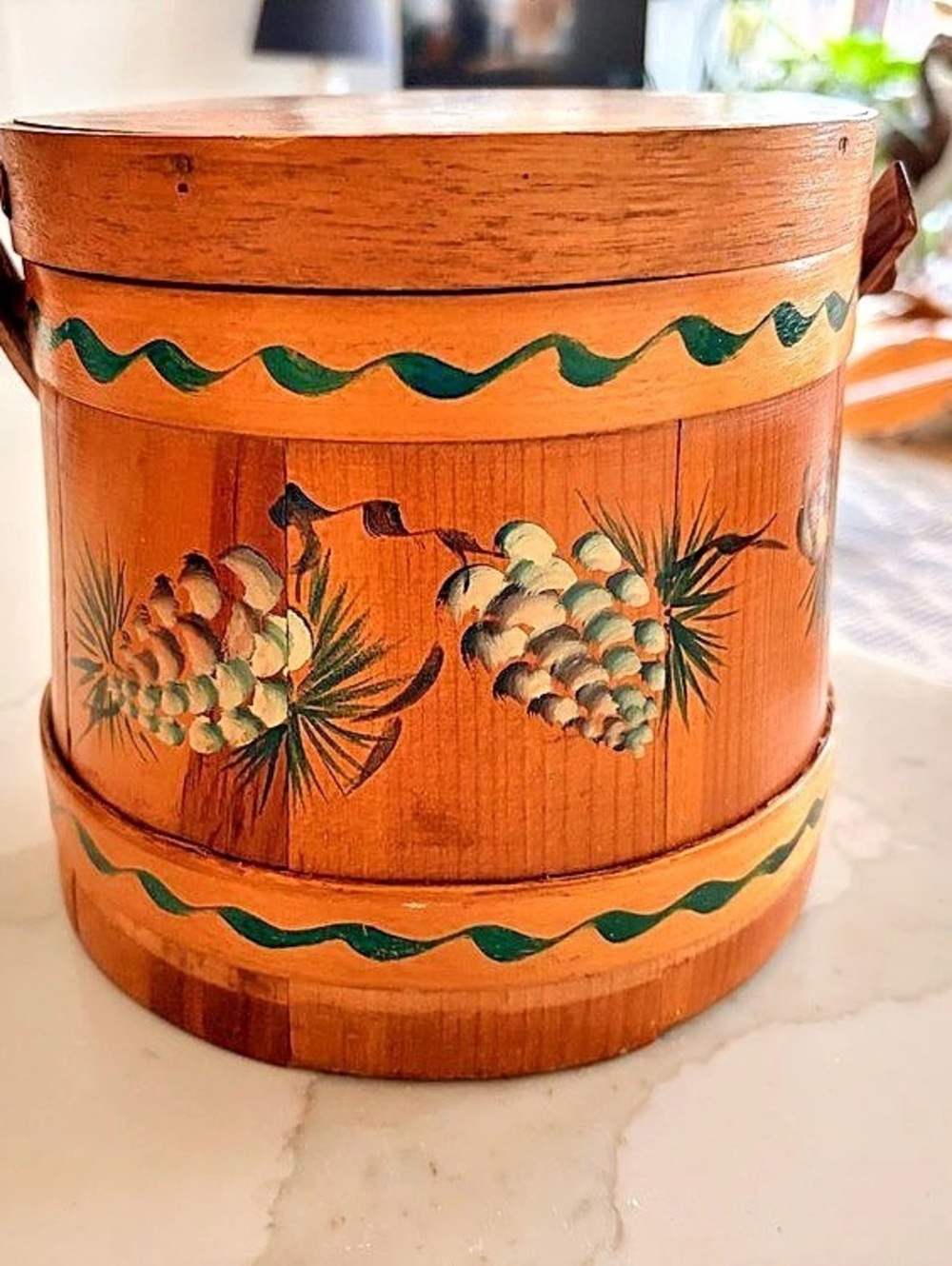 Vintage sugar bucket